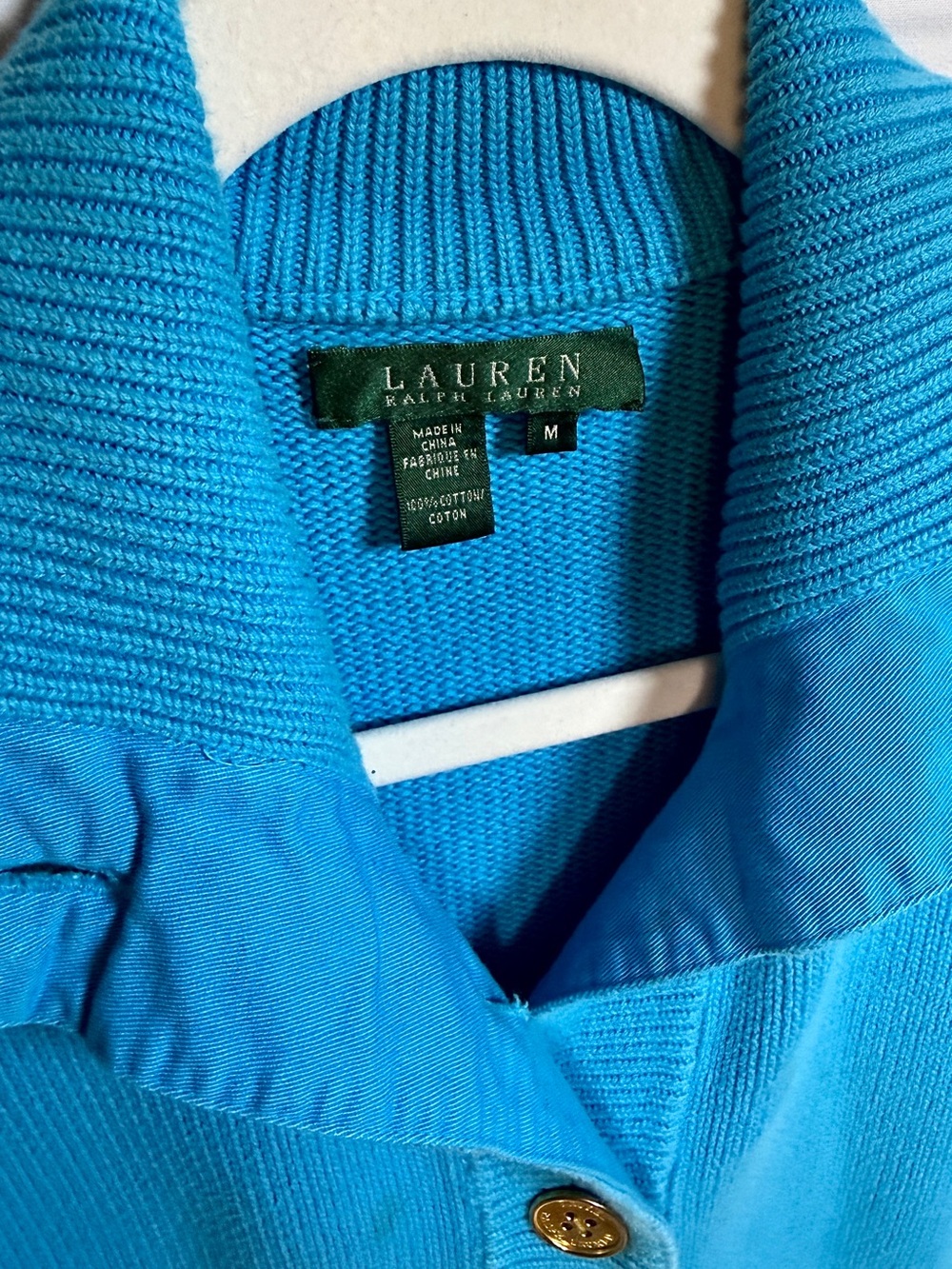 Lauren Ralph Lauren Tailored Button Front Cardigan - Picture 5 of 5